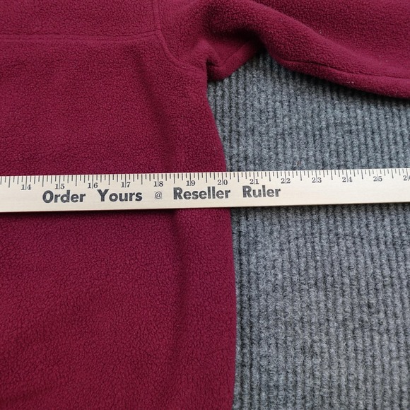 Patagonia Aztec Synchilla Snap T Jacket Mens Medium Red Fleece Pullover 25455 - Picture 7 of 9